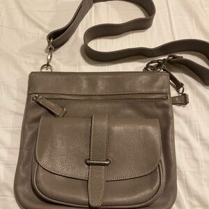 Roots Taupe Shoulder Bag